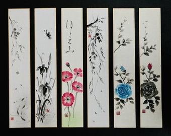 Original Artwork | Tanzaku (B) | Japanese Art | Japanese Painting