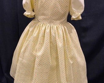 Girls dress & pinafore size 6X