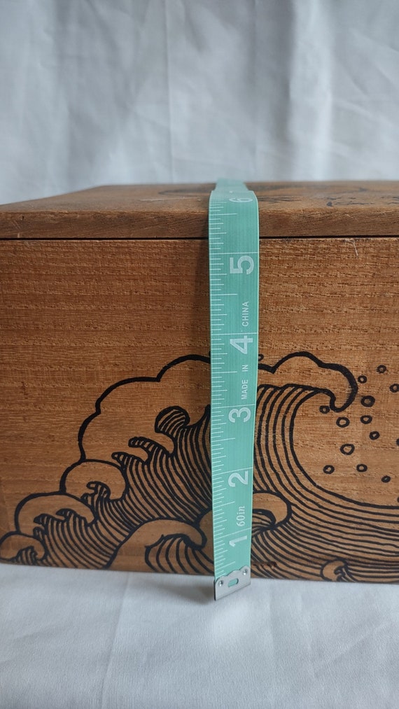 Vintage Japanese Teapot Storage Box with Free Hand Dr… Gem