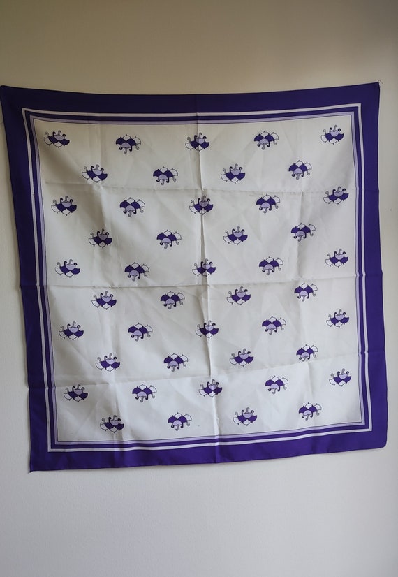 St. Michael 100% polyester Purple Umbrella Scarf, 