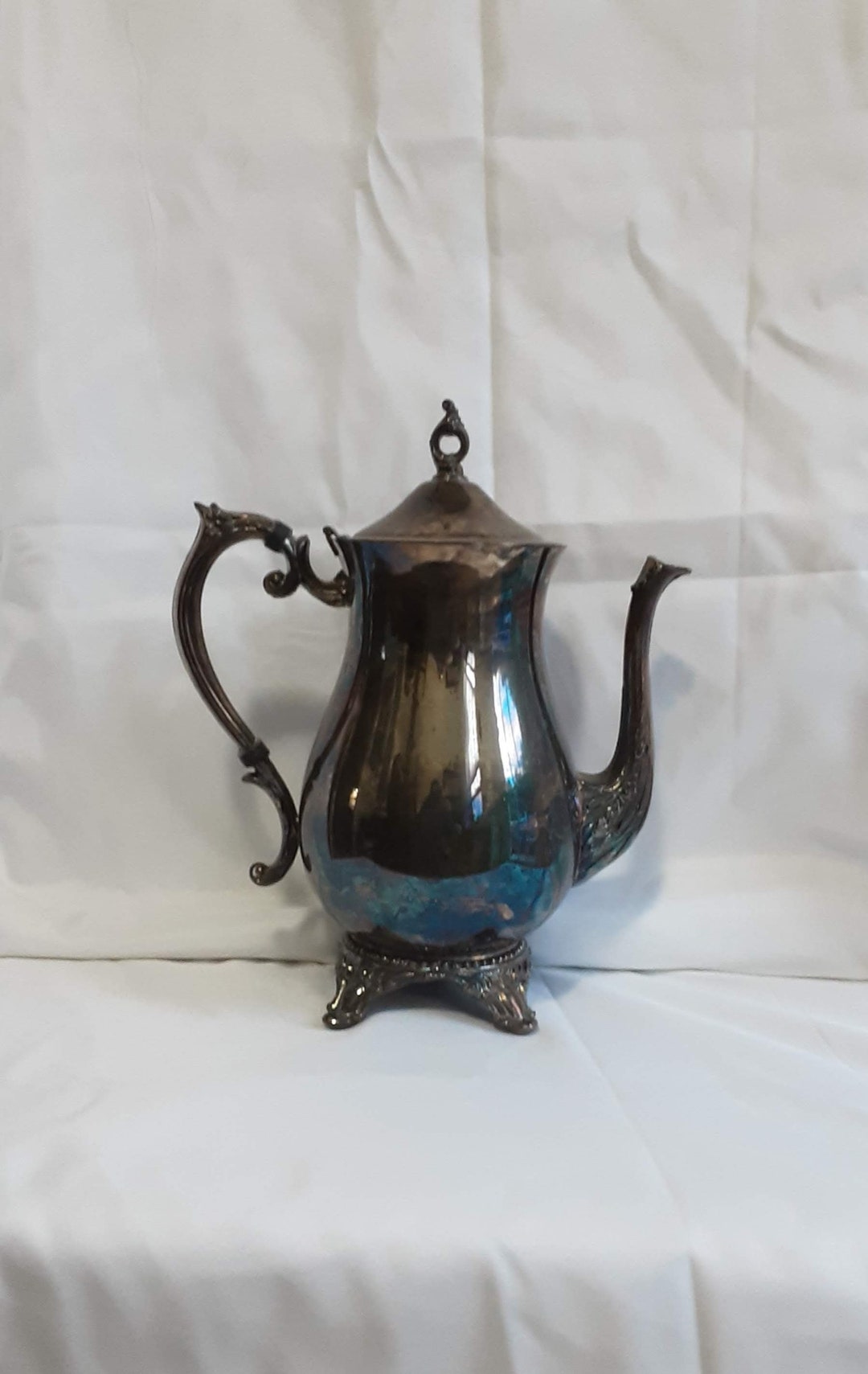 Vintage Teapot, Silver Plated Teapot, Silver Teapot, Vintage Teapot No