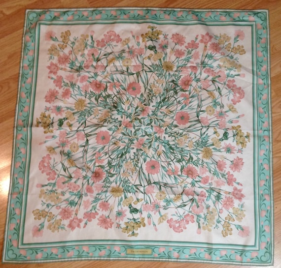 Jim Thompson Silk Scarf Botanical Design