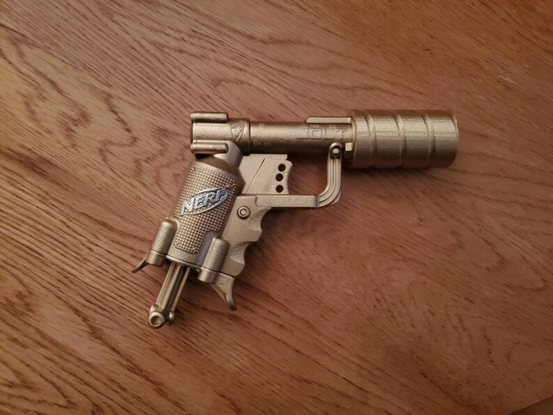 Nerf Jolt Custom Golden Gun V4 Etsy