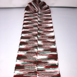 Handmade Knitted Christmas Accessory Scarf