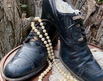 Leren veterschoenen cognac - Dames | MANFIELD