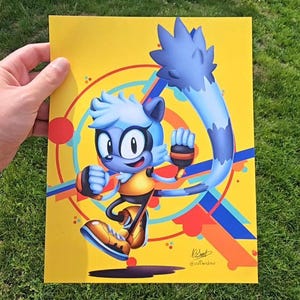 Classic Tangle the Lemur Print - Sonic the Hedgehog