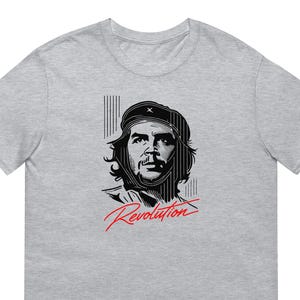 Che Guevara Revolution Line Art T-Shirt - Minimalist Iconic Political Tee Unisex T-Shirt