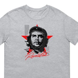 Che Guevara Revolution Line Art T-Shirt - Minimalist Iconic Political Tee Unisex T-Shirt