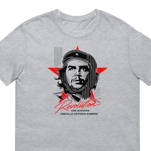 Che Guevara Revolution Line Art T-Shirt - Minimalist Iconic Political Tee Unisex T-Shirt