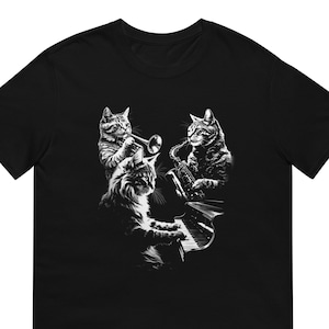 Cat Jazz Band, Jazz TShirt Muzikant Art Unisex T-shirt
