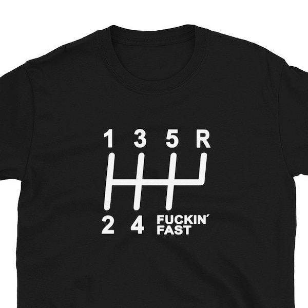 Speed Racer Tshirt Gift Car Racing Track Manual Transmission Unisex T-Shirt