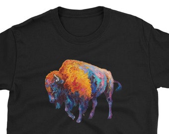 Buffalo Shirt American Bison Shirt Western Shirt Regalo T-Shirt Unisex