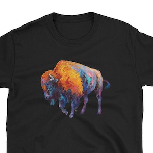 Buffalo Shirt American Bison Shirt Western Shirt Gift Buffalo Shirt American Bison Shirt Western Shirt Gift
