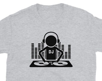 DJ Shirt DJ Gifts Festival Clothing Electronic Music Music Party Shirts Record Studio Music Mixing DJ T-Shirt Short-Sleeve Unisex