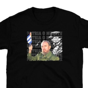 Fidel Castro Shirt Comandate Castro Revolution Unisex tshirt Designed and Printed in USA