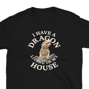 Bearded Dragon Shirt Gifts Lizard Reptile Dragon Mom Pogona Pocket Pet Unisex Tshirt