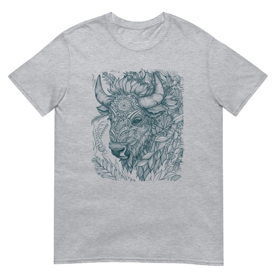 Buffalo Shirt American Bison Shirt Western Shirt Gift Buffalo Shirt American Bison Shirt Western Shirt Gift