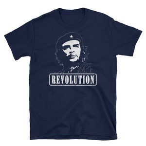 Che Guevara Shirt Ernesto Che Guevara T-Shirt Revolution Che Navy