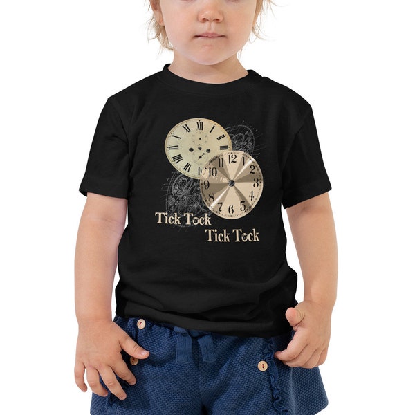 Clock Toddler Short Sleeve Tee