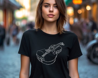 Koszulka skrzypcowa Muzyk skrzypcowy Instrument strunowy Skrzypek Prezent Koszulka