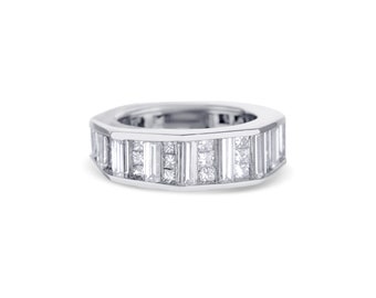 Multi-cut Diamond Eternity Band