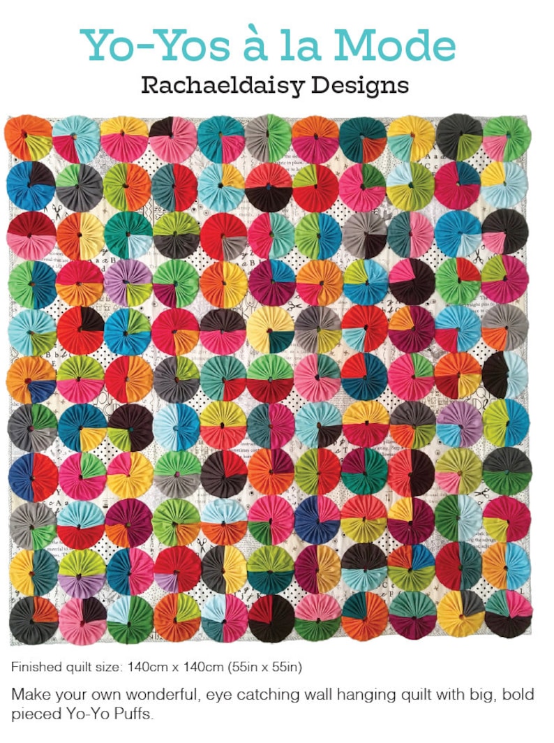 PDF Yo yos A La Mode Quilt Pattern Downloadable PDF Etsy Australia