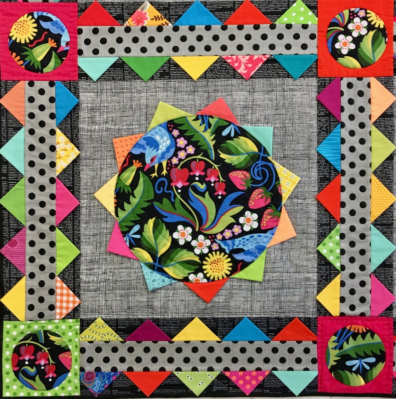 PDF Carnival Dance Quilt Pattern Downloadable PDF Etsy