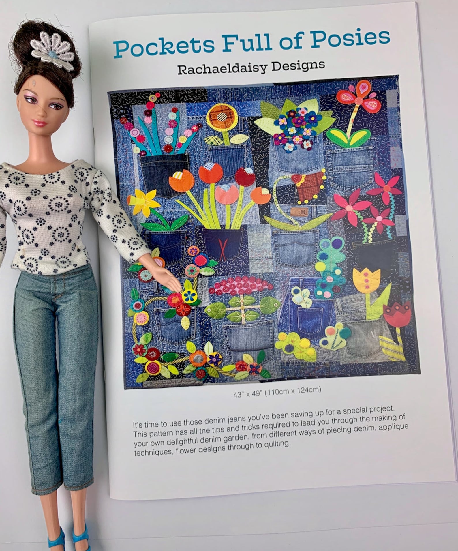 PDF Pockets Full of Posies Quilt Pattern Booklet Downloadable PDF Etsy