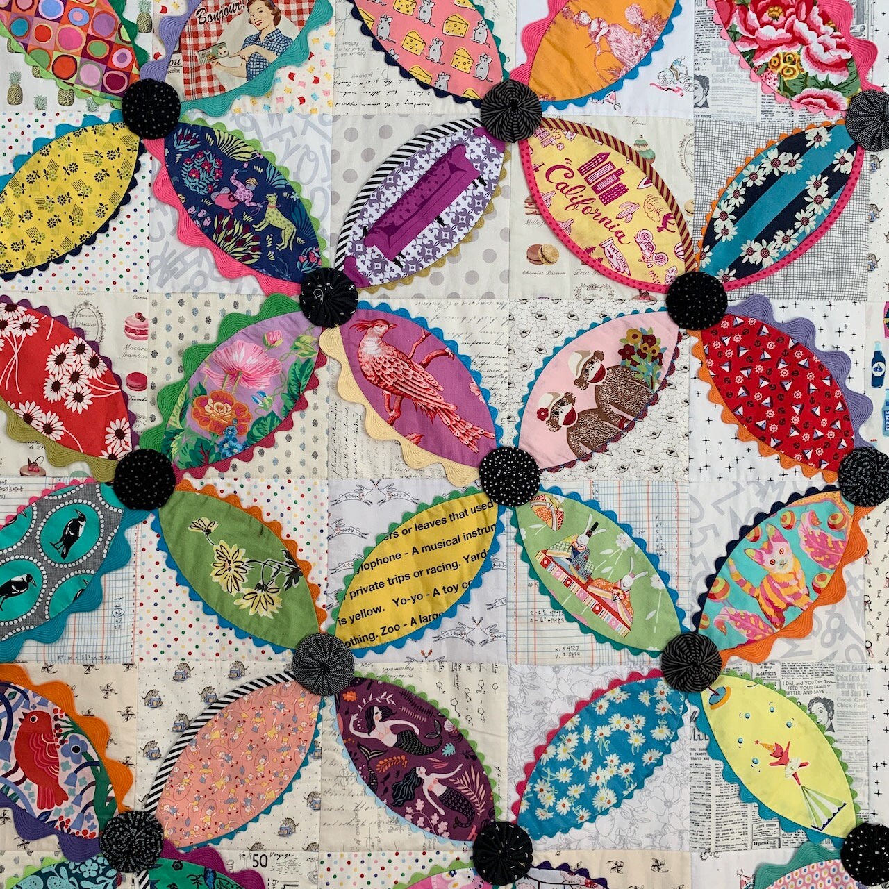 PDF Ric Rac Razzamatazz Quilt Pattern Downloadable PDF Etsy