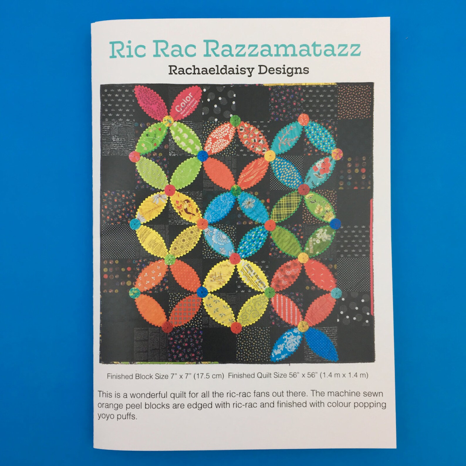 Ric Rac Razzamatazz Quilt Pattern Etsy