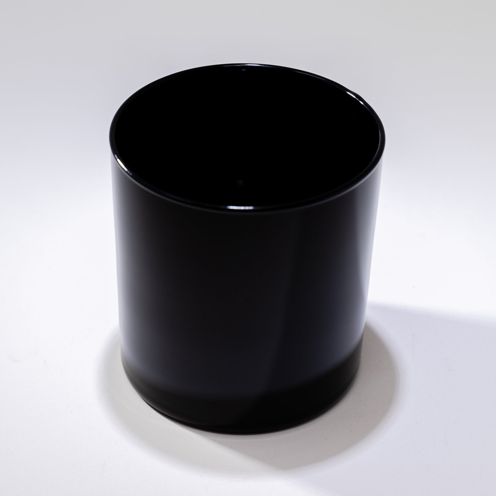 3 Oz. Glass Votive Candle Jar With Metal Lid Black or White 6 Pk. 12 Pk