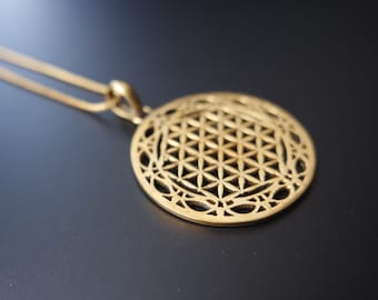 Flower of life necklace,sacred geometry jewelry,seed of life jewelry,yoga jewelry,yoga necklace,tribal necklace,boho jewelry,ethnic necklace