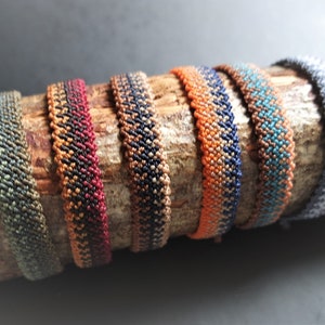 pulsera/tobillera de macramé surfista impermeable, tobillera boho, pulsera para él, regalo boho para ella, pulsera de amistad colorida, tobillera boho hippie imagen 8