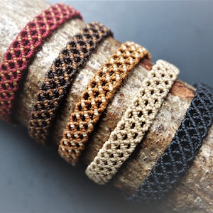 boho geweven macraméarmband voor mannen, boho unisex waterdichte surferarmband, hippiearmband voor vriend, cadeau voor papa, casual armband