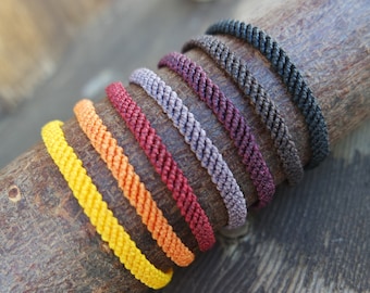 braccialetto macramè surfista impermeabile per lui,bracciale boho longlife per lui,boho regalo per padre,bracciale amicizia colorato hippie