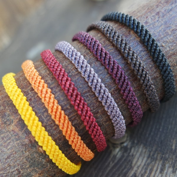 braccialetto macramè surfista impermeabile per lui,bracciale boho longlife per lui,boho regalo per padre,bracciale amicizia colorato hippie