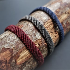 boho geweven macraméarmband voor mannen, boho unisex waterdichte surferarmband, hippiearmband voor vriend, cadeau voor papa, casual armband
