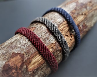 pulsera boho tejida macrame para hombre, pulsera surfista impermeable boho unisex, pulsera hippie para novio, regalo para papá, pulsera casual