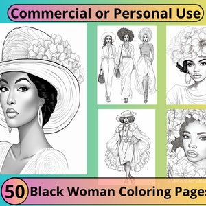 PLR Coloring Pages, Adult Coloring Pages with PLR, Create Beautiful Black Woman Coloring Books, Coloring Pages Commercial Use, Resell Rights