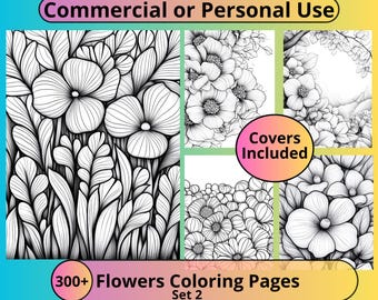 Abstracte kleurplaten: PLR voor commercieel gebruik, grijswaardenontwerpen (300 dpi digitale jpeg-download)