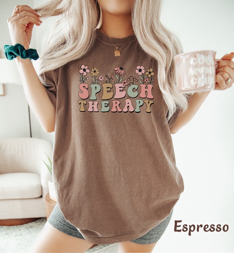 Speech Therapy Shirt for SLP Shirt Gift Speech Language Pathologist Shirt for Speech Therapist Tee Speech Pathologist Tshirt Comfort Colors® image 5