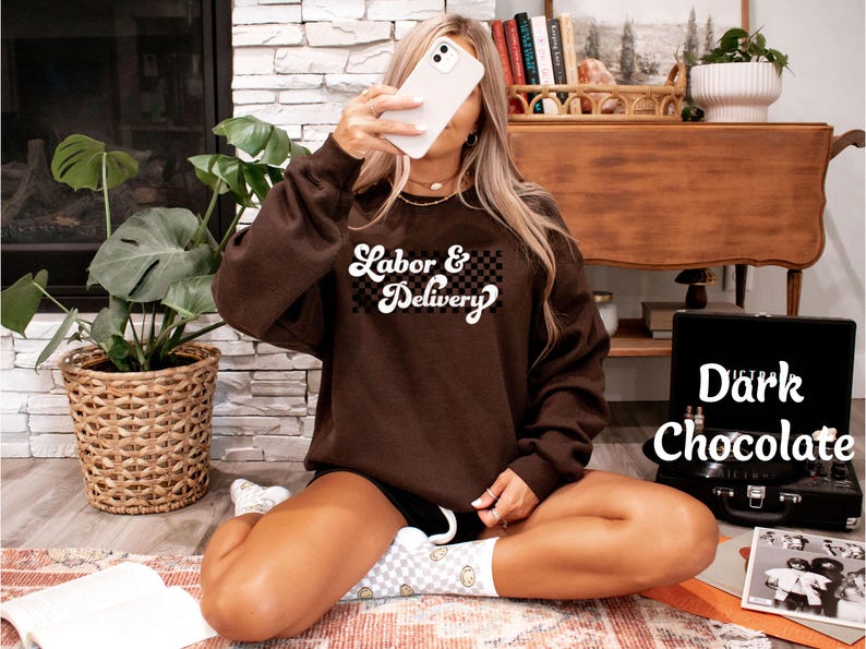 Labor And Delivery Sweatshirt, Labor Nurse Sweatshirt, Labor and Delivery Nurse Sweatshirt L And D Sweatshirt, Labor Nursing Sweatshirt Gift image 4