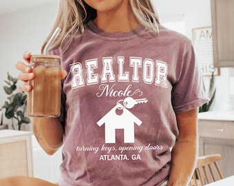 Custom Realtor Shirt Realtor Closing Gift for Real Estate Agent Shirt Retro Real Estate Shirt Realtor Appreciation Gift Comfort Colors Tee