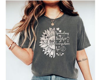 Hair Stylist Shirt, Salon Shirts, Hairstylist Gift for Hairdresser Funny Hair Dresser Shirt Cosmetology Graduation Gift Comfort Colors®