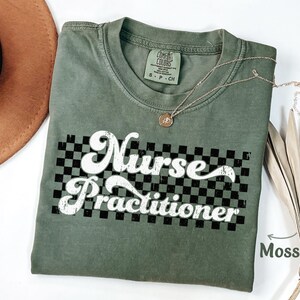 NP Shirt Gift for NP Nurse Shirt for Nurse Practitioner Shirt, Np Graduation Gift, Retro Np Nurse Appreciation Gift, Comfort Colors Shirts image 2