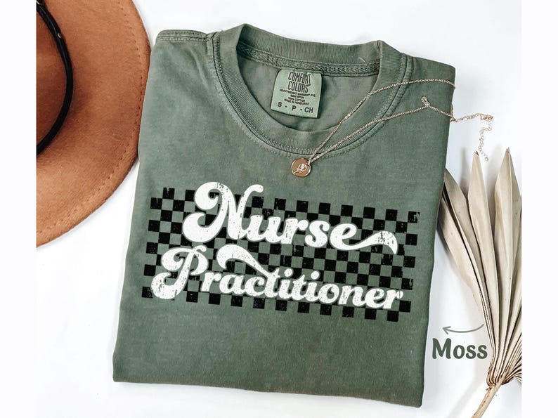 NP Shirt Gift for NP Nurse Shirt for Nurse Practitioner Shirt, Np Graduation Gift, Retro Np Nurse Appreciation Gift, Comfort Colors Shirts image 2