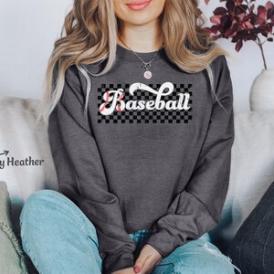 Baseball Crewneck Sweatshirt, Baseball Hoodie, Vintage Baseball Shirt Gift Retro Baseball Sweater, Baseball Hoody, Baseball Mom Sweatshirt Bild 6