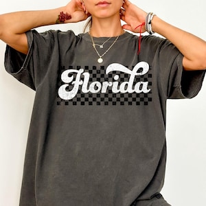 Retro Florida Shirt, Florida Tee, Vintage Florida Shirts, Florida Vacation Shirt Florida Tshirt Florida Gift for Florida Trip Comfort Colors