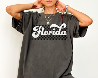 Retro Florida Shirt, Florida Tee, Vintage Florida Shirts, Florida Vacation Shirt Florida Tshirt Florida Gift for Florida Trip Comfort Colors
