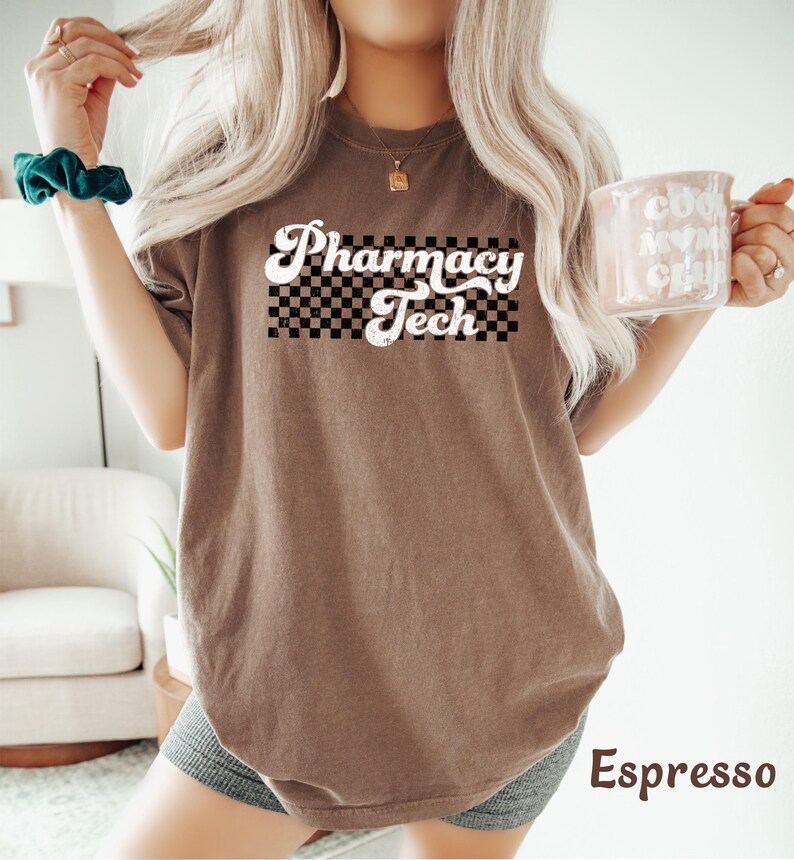Pharmacy Tech Shirt Gift for Pharmacy Technician Shirt for Pharmacist Shirt, Pharmacist Graduation Gift for Pharmacy Student, Comfort Colors image 5
